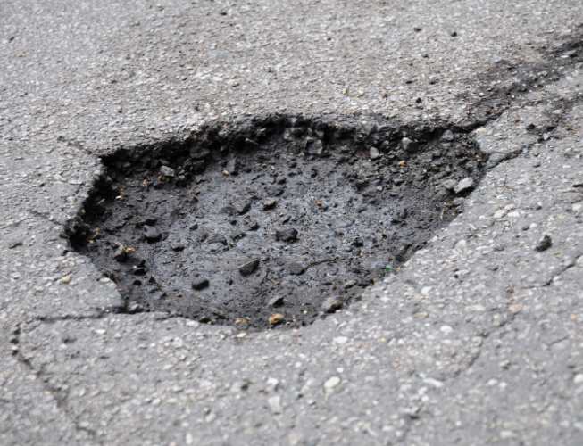 Pothole in Asphalt