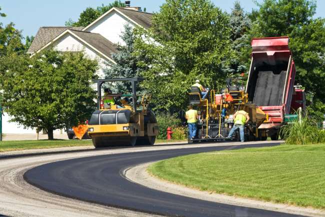 Laying New Asphalt