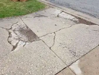 Driveway in need of repair